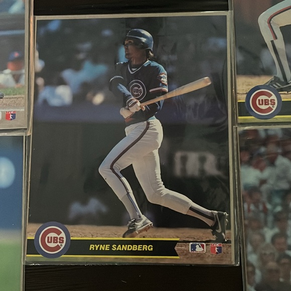 CMC Major League Baseball Action Photos Series No 2 Chicago Cubs 5 photos - Picture 4 of 9